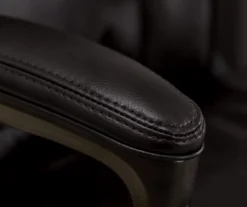 Hannah Black Bonded Leather Office Chair 37 Hannah Black Bonded Leather Office Chair -Furniture Sale Shop 810513552 6