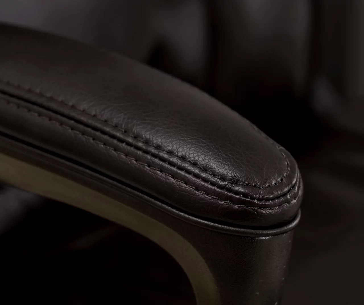 Hannah Black Bonded Leather Office Chair 18 Hannah Black Bonded Leather Office Chair - Image 16