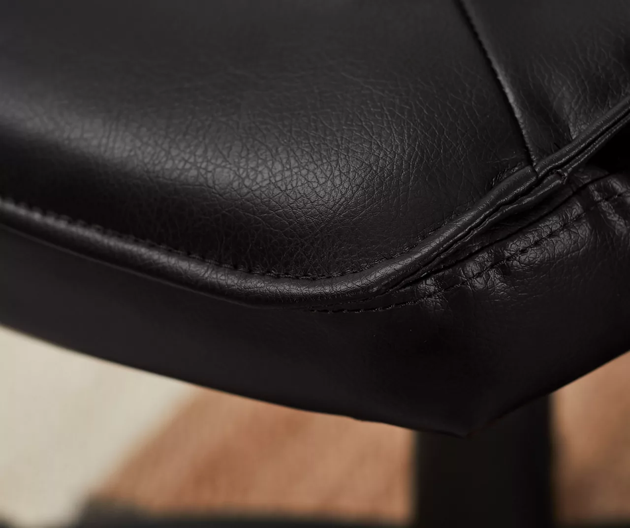 Hannah Black Bonded Leather Office Chair 19 Hannah Black Bonded Leather Office Chair - Image 17