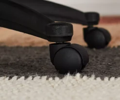 Hannah Black Bonded Leather Office Chair 40 Hannah Black Bonded Leather Office Chair -Furniture Sale Shop 810513552 9