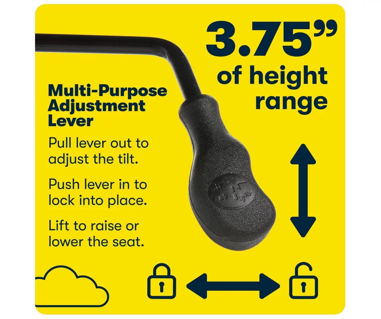 Hannah Black Bonded Leather Office Chair 11 Hannah Black Bonded Leather Office Chair - Image 9