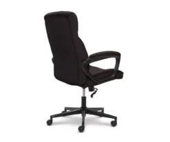 Hannah Charcoal Gray Microfiber Office Chair -Furniture Sale Shop 810513553 11