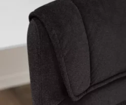 Hannah Charcoal Gray Microfiber Office Chair -Furniture Sale Shop 810513553 4