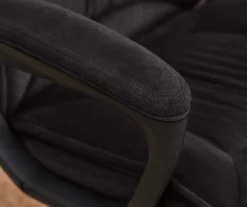 Hannah Charcoal Gray Microfiber Office Chair -Furniture Sale Shop 810513553 5