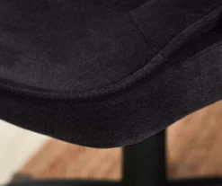 Hannah Charcoal Gray Microfiber Office Chair -Furniture Sale Shop 810513553 6