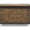 Rustic Black Wicker Storage Trunk -Furniture Sale Shop 810513555 11