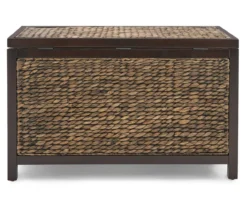 Rustic Black Wicker Storage Trunk 30 Rustic Black Wicker Storage Trunk -Furniture Sale Shop 810513555 15