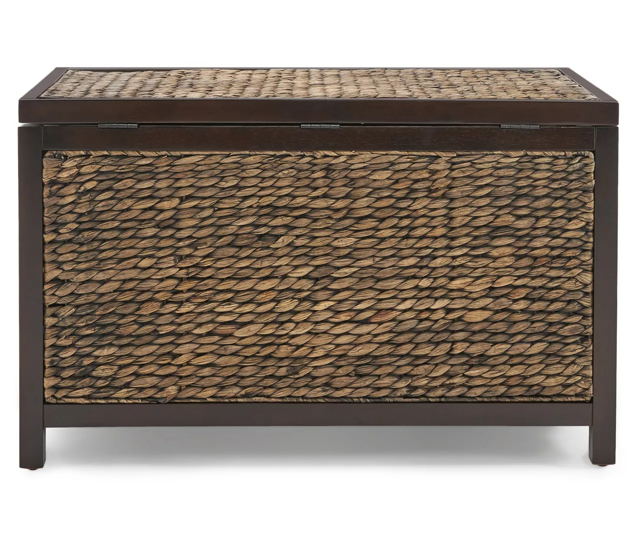 Rustic Black Wicker Storage Trunk 16 Rustic Black Wicker Storage Trunk - Image 14