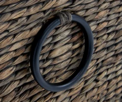 Rustic Black Wicker Storage Trunk 26 Rustic Black Wicker Storage Trunk -Furniture Sale Shop 810513555 9