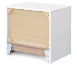 White Hudson 2-Drawer Wood Nightstand -Furniture Sale Shop 810513558 13