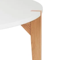 White Round Coffee Table -Furniture Sale Shop 810513564 7