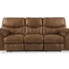 Boxberg Bark Faux Leather Reclining Sofa -Furniture Sale Shop 810519664
