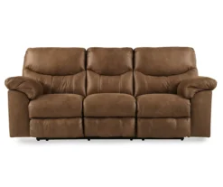 Boxberg Bark Faux Leather Reclining Sofa