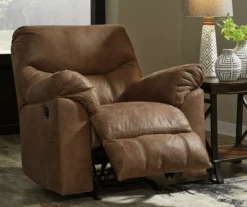 Boxberg Bark Faux Leather Rocker Recliner -Furniture Sale Shop 810519666 8
