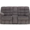 Acieona Slate Reclining Console Loveseat -Furniture Sale Shop 810519689