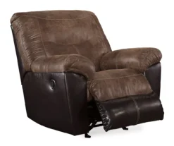 Follett Coffee Faux Leather Rocker Recliner -Furniture Sale Shop 810519692 1