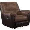 Follett Coffee Faux Leather Rocker Recliner 2 Follett Coffee Faux Leather Rocker Recliner -Furniture Sale Shop 810519692
