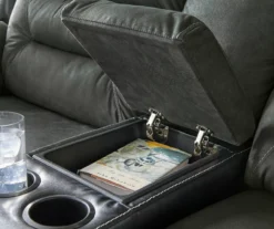 Earhart Faux Leather Reclining Console Loveseat -Furniture Sale Shop 810519695 5