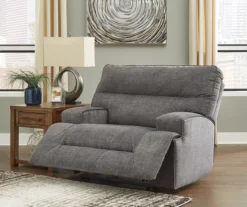Coombs Charcoal Wide Seat Recliner -Furniture Sale Shop 810519708 5
