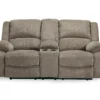 Draycoll Pewter Reclining Console Loveseat -Furniture Sale Shop 810519716