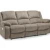 Draycoll Pewter Power Reclining Sofa -Furniture Sale Shop 810519718
