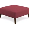 Jasper Brick Red Square Ottoman