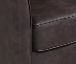 Willow River Hammond Faux Leather Swivel Accent Chair -Furniture Sale Shop 810519938 3