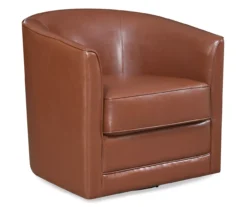 Willow River Hammond Faux Leather Swivel Accent Chair -Furniture Sale Shop 810519939 2