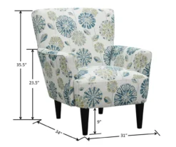 Middleton Cascade Teal Accent Chair -Furniture Sale Shop 810519948 5