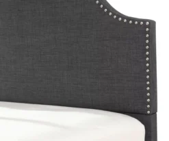 Lombard Charcoal Gray California King Upholstered Bed -Furniture Sale Shop 810519986 3