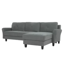 Hayward Gray Rolled Arm Sectional -Furniture Sale Shop 810524579 14