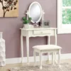 Antique White 2-Piece Mirror Vanity Set 2 Antique White 2-Piece Mirror Vanity Set -Furniture Sale Shop 810527351 1