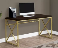 Monarch Metal Computer Desk -Furniture Sale Shop 810527353 1