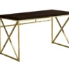 Monarch Metal Computer Desk -Furniture Sale Shop 810527353 2