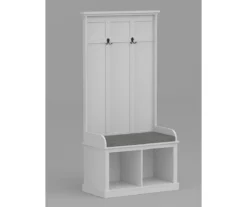 Real Living Villa Park 2-Hook Hall Tree With Cushioned Bench -Furniture Sale Shop 810529577 2