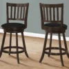 Slat Back Swivel Bar Stools, 2-Pack 1 Slat Back Swivel Bar Stools, 2-Pack -Furniture Sale Shop 810533435 1