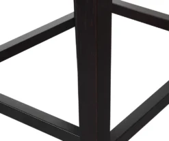 30" Black Faux Brushed Leather Bar Stools, 2-Pack -Furniture Sale Shop 810535738 3