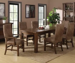 Rustic Pine & Dixie Almond Upholstered Dining Chairs, 2-Pack -Furniture Sale Shop 810535744 6