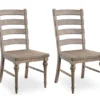 Sandstone Buff Ladderback Upholstered Dining Chairs, 2-Pack -Furniture Sale Shop 810535746 1