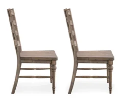 Sandstone Buff Ladderback Upholstered Dining Chairs, 2-Pack -Furniture Sale Shop 810535746 4