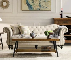 Pomona Pine Brown Coffee Table -Furniture Sale Shop 810535747 11