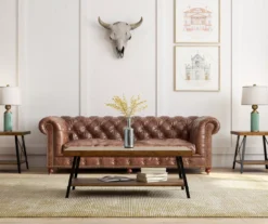 Pomona Pine Brown & Steel Gray 24" Wood Open-Shelf End Table -Furniture Sale Shop 810535748 8