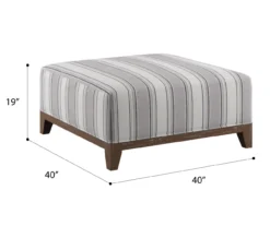 Stone Gray Square Wood Leg Ottoman 15 Stone Gray Square Wood Leg Ottoman -Furniture Sale Shop 810535755 2