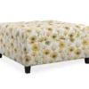 Golden Poppy Wood Leg Storage Ottoman -Furniture Sale Shop 810535757 1