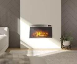 23" Mesh Electric Fireplace Insert -Furniture Sale Shop 810538190 1