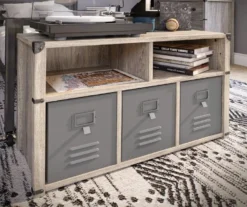 Nova Gray Oak Bedroom Storage Bench -Furniture Sale Shop 810538200 3