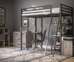 Nova Gray Oak 4-Drawer Storage Dresser -Furniture Sale Shop 810538201 6