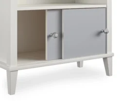 Monarch Hill Poppy Gray & White Bookcase -Furniture Sale Shop 810538207 6