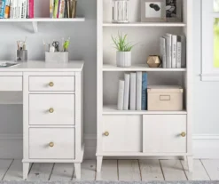 Monarch Hill Poppy Ivory Oak Bookcase -Furniture Sale Shop 810538210 3