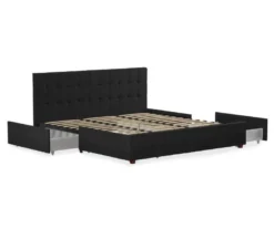 CosmoLiving Elizabeth Velvet Storage Bed -Furniture Sale Shop 810540948 4